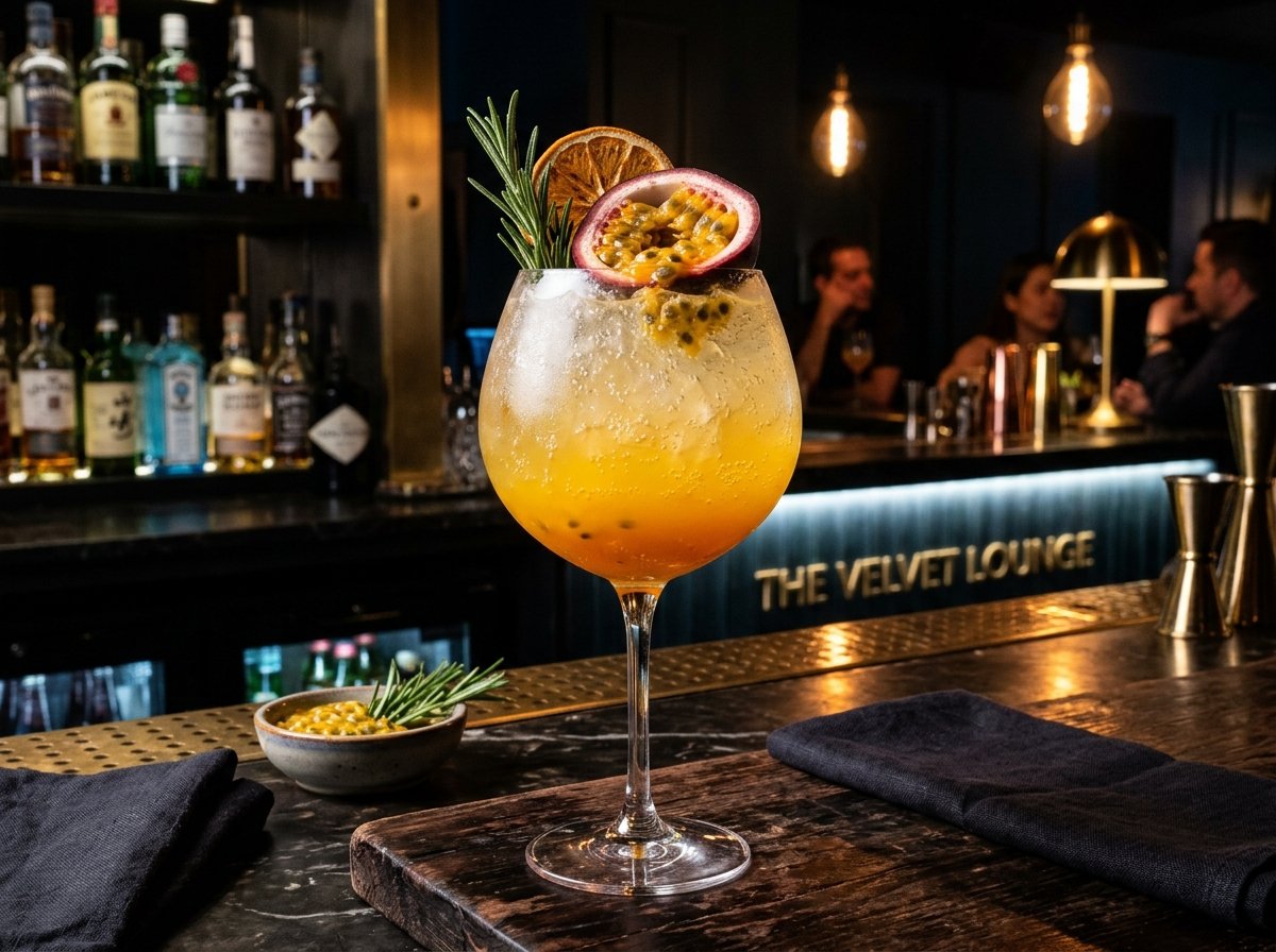 Passion Fruit Breeze Mocktail